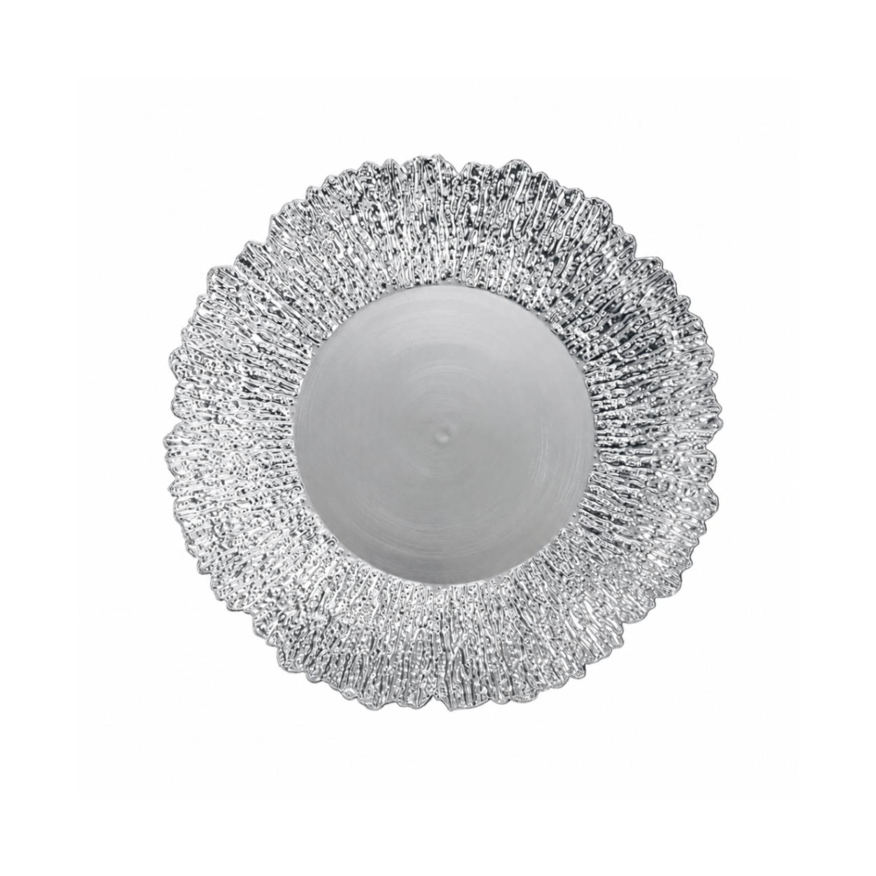 Sous-assiettes argent