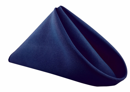 Serviette de table bleu marine