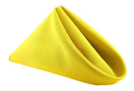 Serviette de table jaune