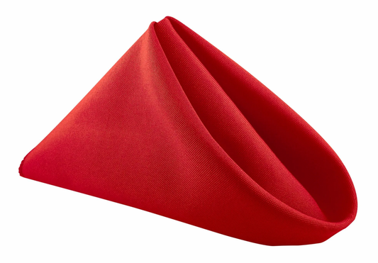 Serviette de table rouge
