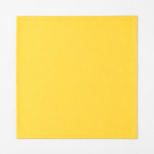 Serviette de table jaune Cotton et lin