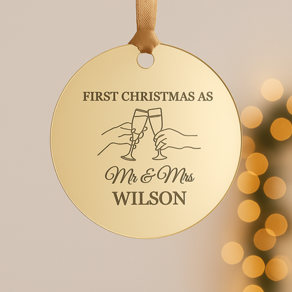 First Christmas as Mr & Mrs